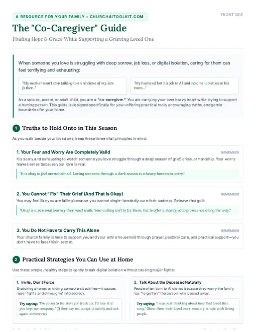 First-page preview of the The Co-Caregiver Guide PDF